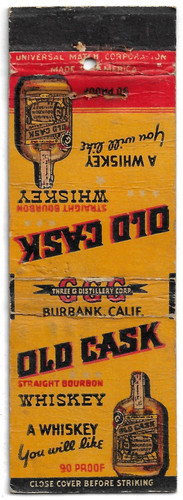 Vintage matchbook cover old - matchbook,